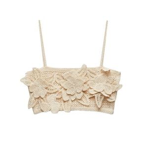 Zara | Crochet Crop Top | S